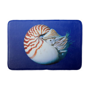 Close-Up Of Chambered Nautilus Bath Mat