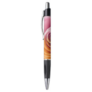 Close up of Colorful Rose Petals Pen