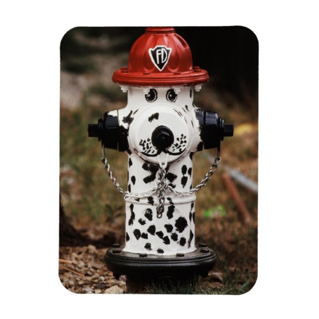 Close-Up of Fire Hydrant Magnet (Vertical)