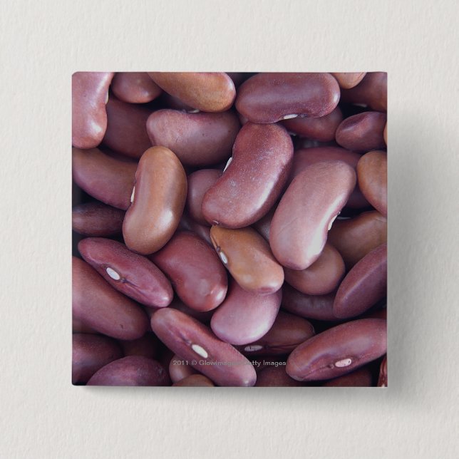 Close-up of kidney beans button (Front)