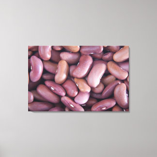 Close-up of kidney beans canvas print