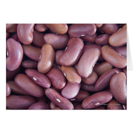 Close-up of kidney beans cards (Front Horizontal)