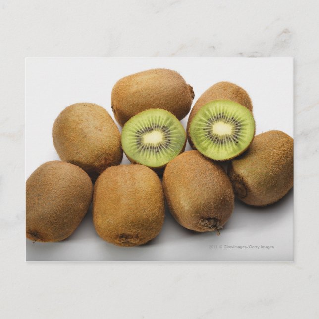 Close-up of kiwi fruits postcard (Front)