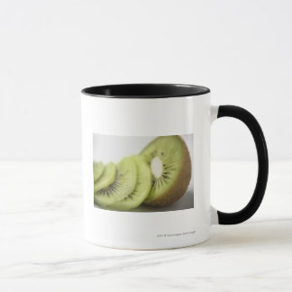 Close-up of kiwi slices mug
