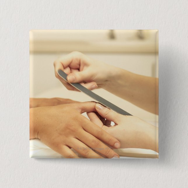 Close up of manicure button (Front)