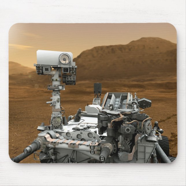 Close-up of Mars Curiosity Rover Mouse Pad (Front)