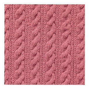 Close-up of pattern of sweater texture. faux canvas print
