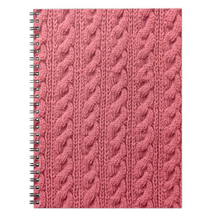 Close-up of pattern of sweater texture. notebook