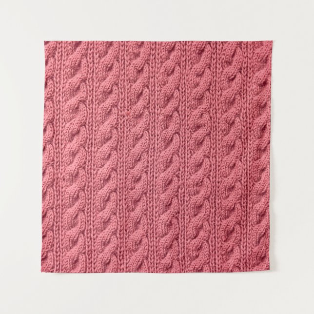 Close-up of pattern of sweater texture. tapestry (Front)