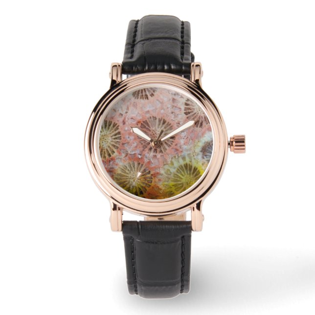 Close Up Of Pink Coral Watch (Front)