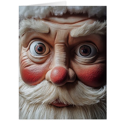 Close-Up of Santa’s Surprised Expression (Front)