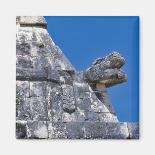 Close up of stones making an ancient Mayan Magnet