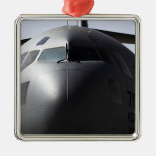 Close-up of the front of a C-17 Globemaster III Metal Ornament