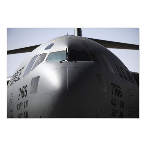Close_up of the front of a C_17 Globemaster III Photo Print