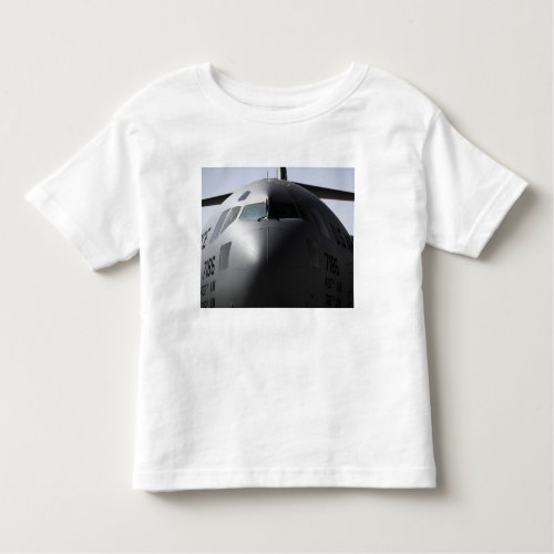 Close_up of the front of a C_17 Globemaster III Toddler T_shirt