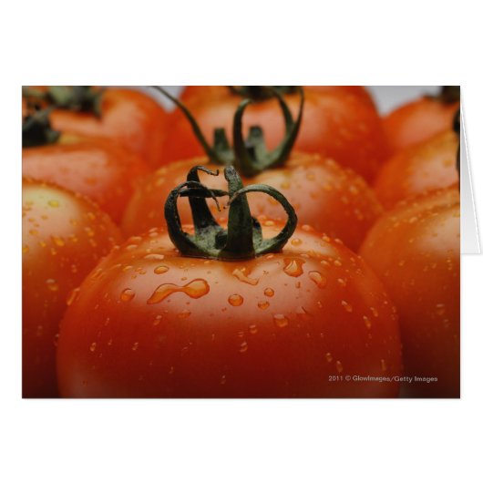 Close-up of tomatoes 2 cards (Front Horizontal)