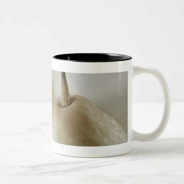 Close-up of two pears Two-Tone coffee mug (Right)