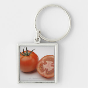 Close-up of two tomatoes keychain