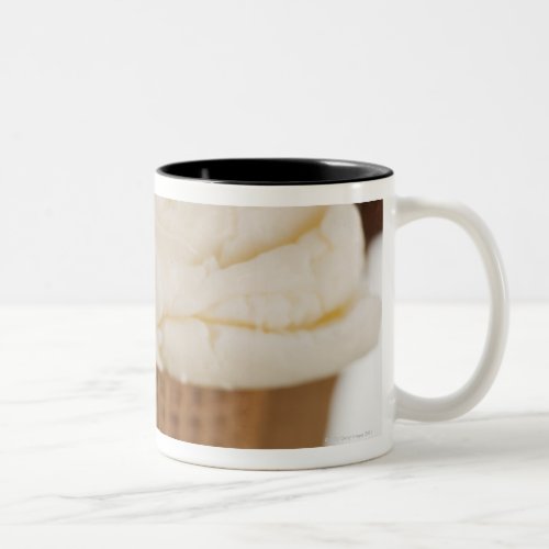 Close up of various ice cream cones Two_Tone coffee mug