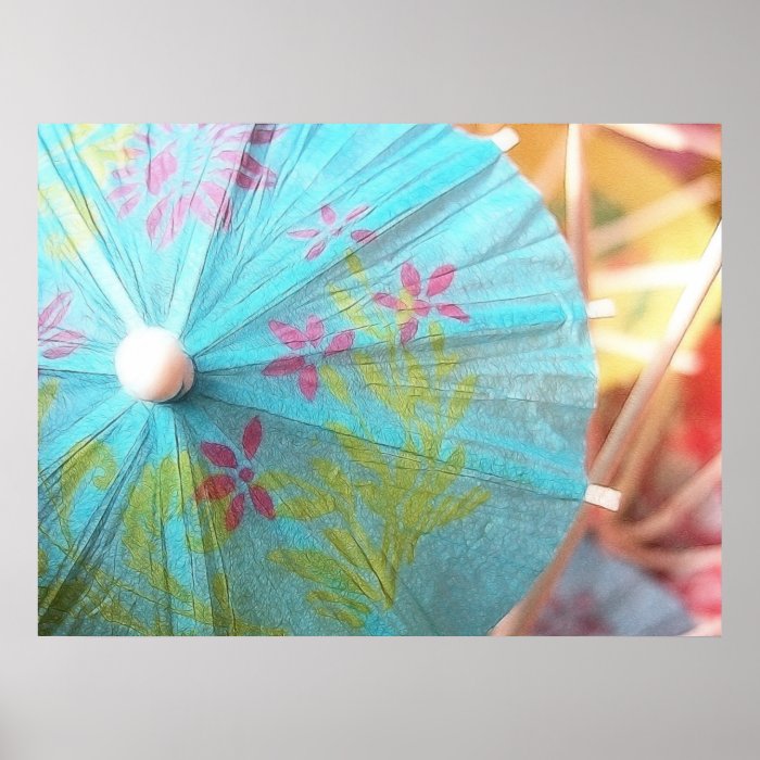 Close Up   Paper Parasol Print