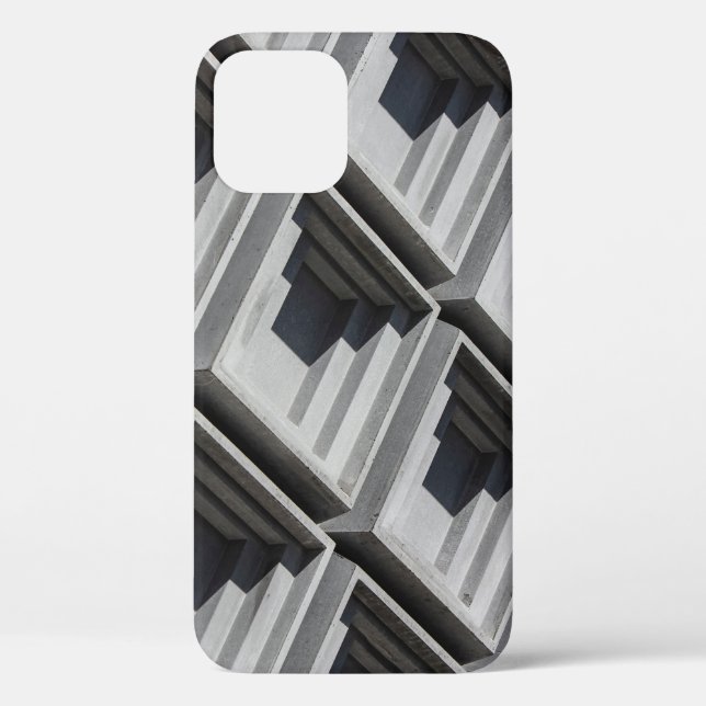 Close-up photo of gray building Case-Mate iPhone case (Back)