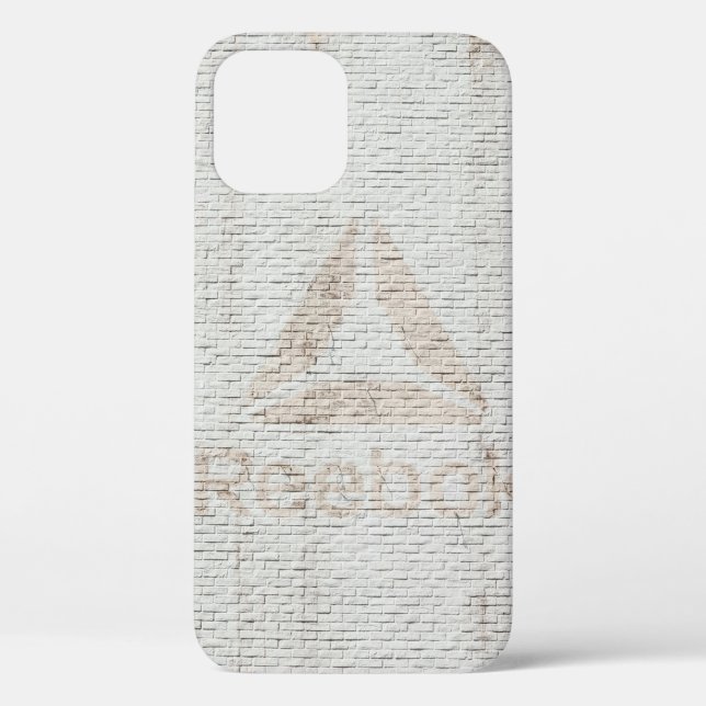 Close-up photo of Reebok logo on wall Case-Mate iPhone Case (Back)
