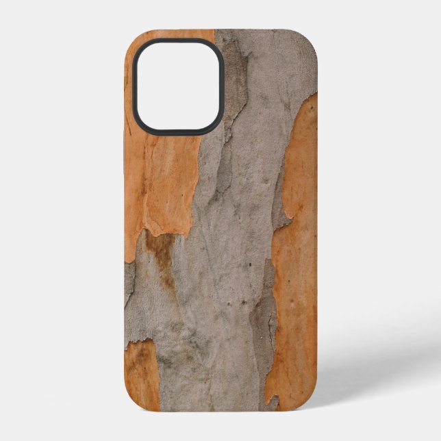 Close up photo of tree trunk iphone case (Back)