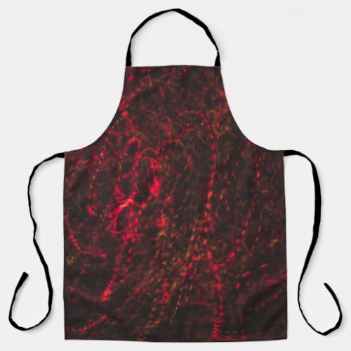Close_up photography of red lights apron