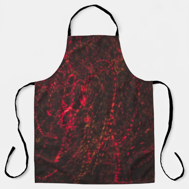Close-up photography of red lights apron (Front)