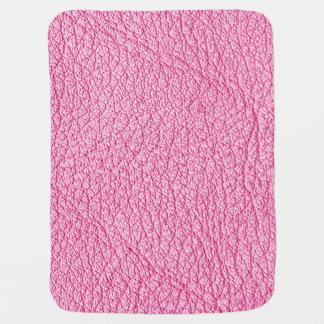 Close-up pink leather, textured background. baby blanket