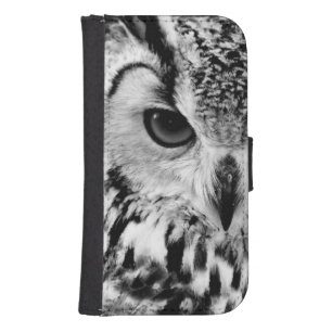 Close Up Portrait Of Eurasian Eagle-owl Galaxy S4 Wallet Case