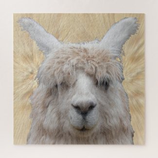 Close up Puzzle: Alpaca from Peru