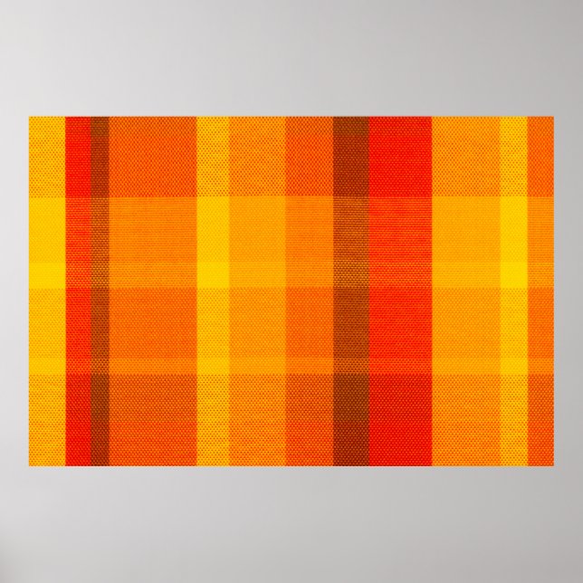 close-up texture with a checkered cloth  poster (Front)