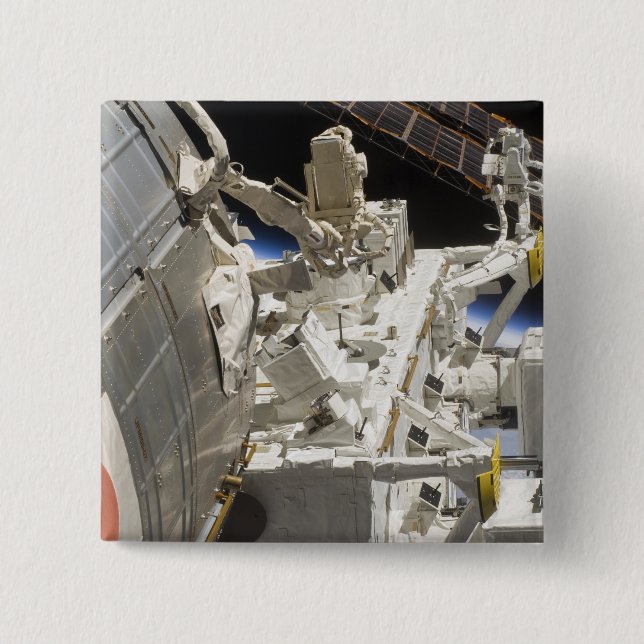 Close-up view of components button (Front)