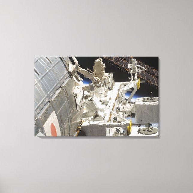 Close-up view of components canvas print (Front)