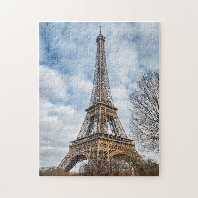 Close-up view of Eiffel Tower - Paris, France Jigsaw Puzzle (Vertical)