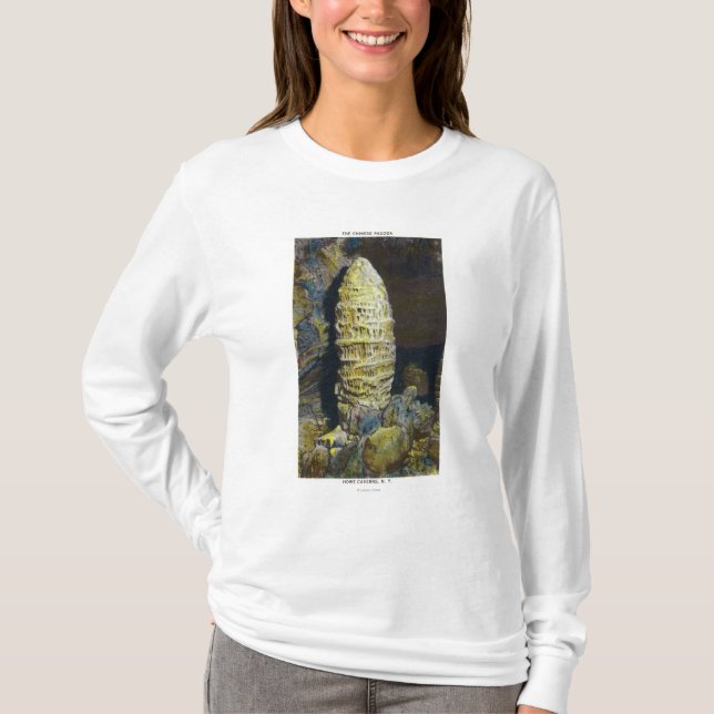 Close-up View of the Chinese Pagoda T-Shirt (Front)