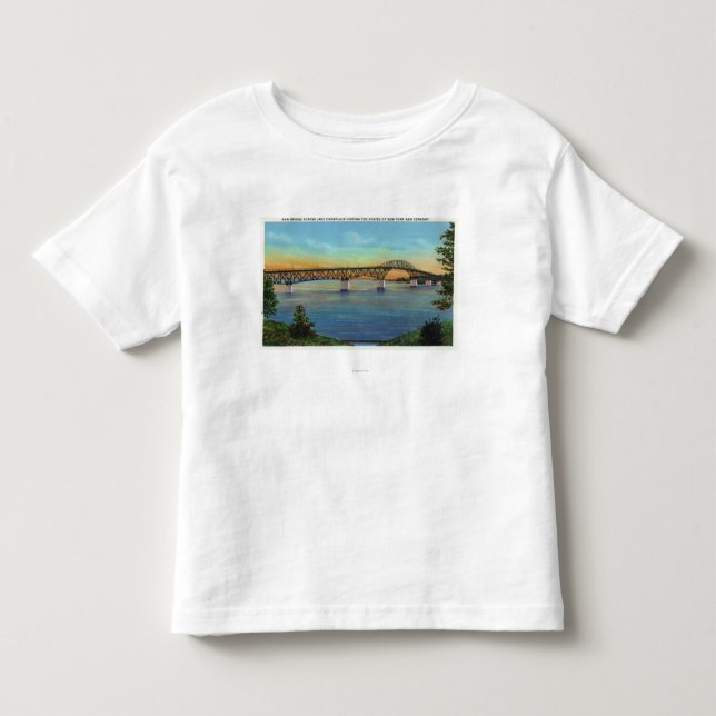 Close-up View of the New Bridge Toddler T-shirt (Front)