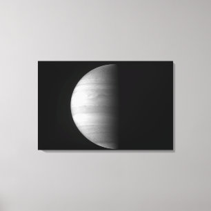 Close-up view of the planet Jupiter Canvas Print
