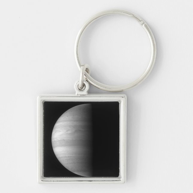 Close-up view of the planet Jupiter Keychain (Front)