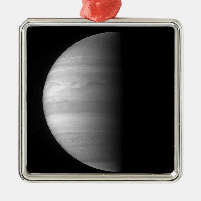 Close-up view of the planet Jupiter Metal Ornament (Front)