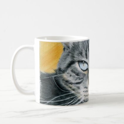 Close-up Zoe Cat Drawing Mug