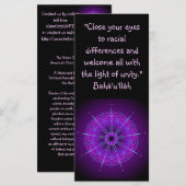 Close Your Eyes Race Unity Quote (Front/Back)