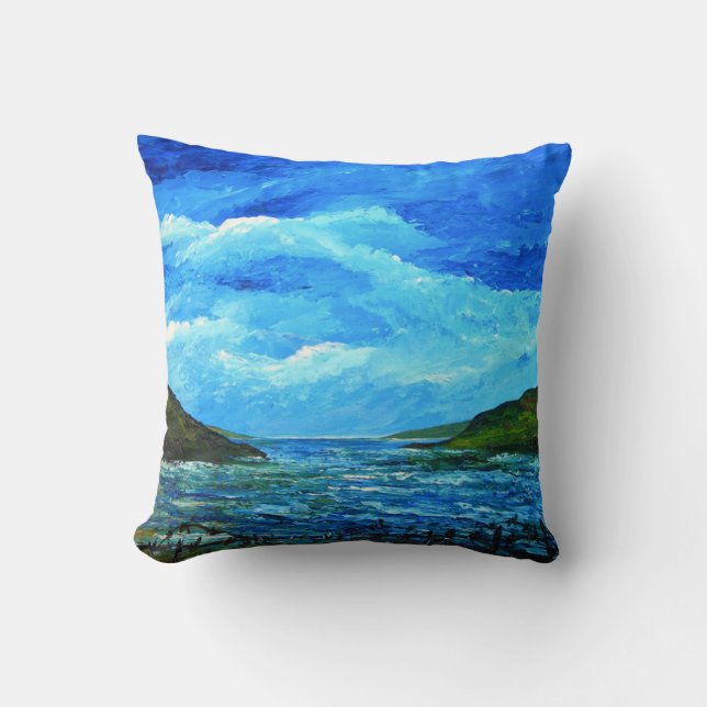 Closed borders 2012 throw pillow (Front)