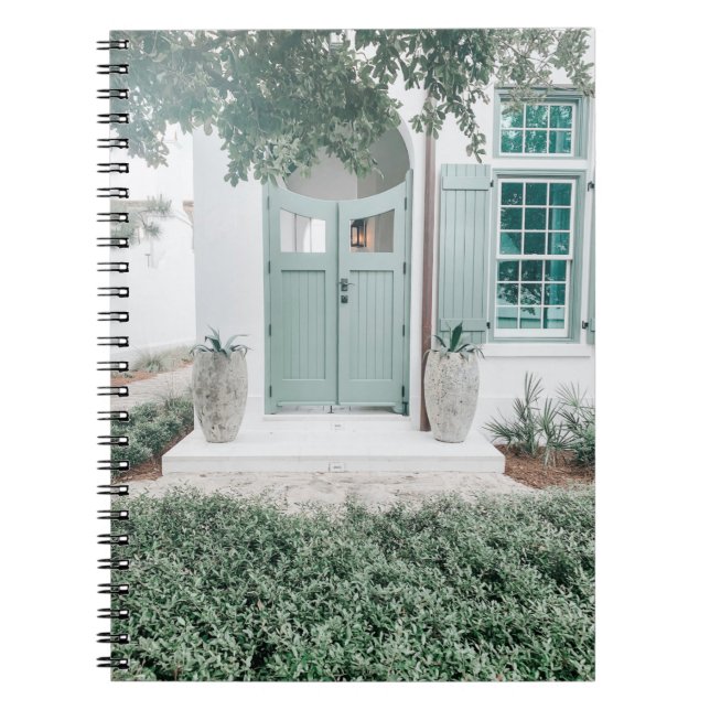 CLOSED DOOR DURING DAYTIME NOTEBOOK (Front)