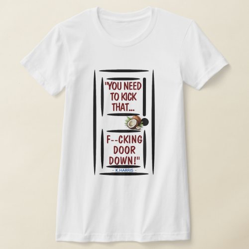 Closed Door Slogan T_Shirt