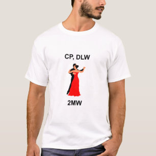 Closed Position, Diag Line Wall, 2 Meas Wait (cuer T-Shirt