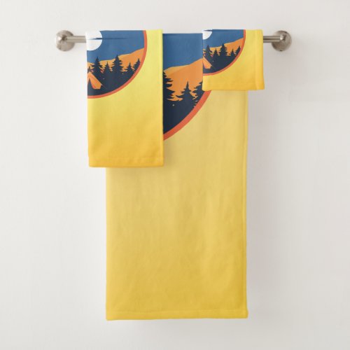 Closer to nature bath towel set