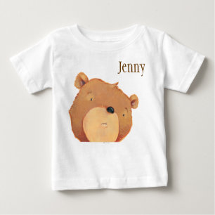 CloseUp of Big Brown Bear Baby T-Shirt
