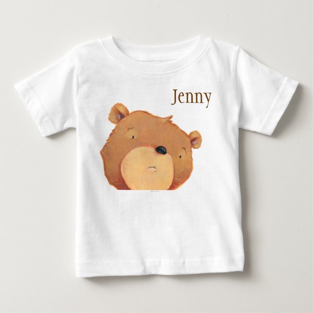 CloseUp of Big Brown Bear Baby T-Shirt (Front)